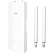 Cudy CUDY AC1200 WiFi Outdoor Repeater, Access Point, 867Mbps at 5GHz + 300Mbps at 2.4GHz, 1 x 100Mbps RJ45, 2 Detachable Antennas, 24V passive PoE, IP65 Waterproof, lightning protection, 24V passive PoE adapter included, Cudy APP