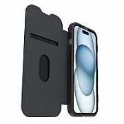 OB REACT FOLIO APPLE IPHONE/15/14/13 BLACK CRYST-CLEAR/BLACK
