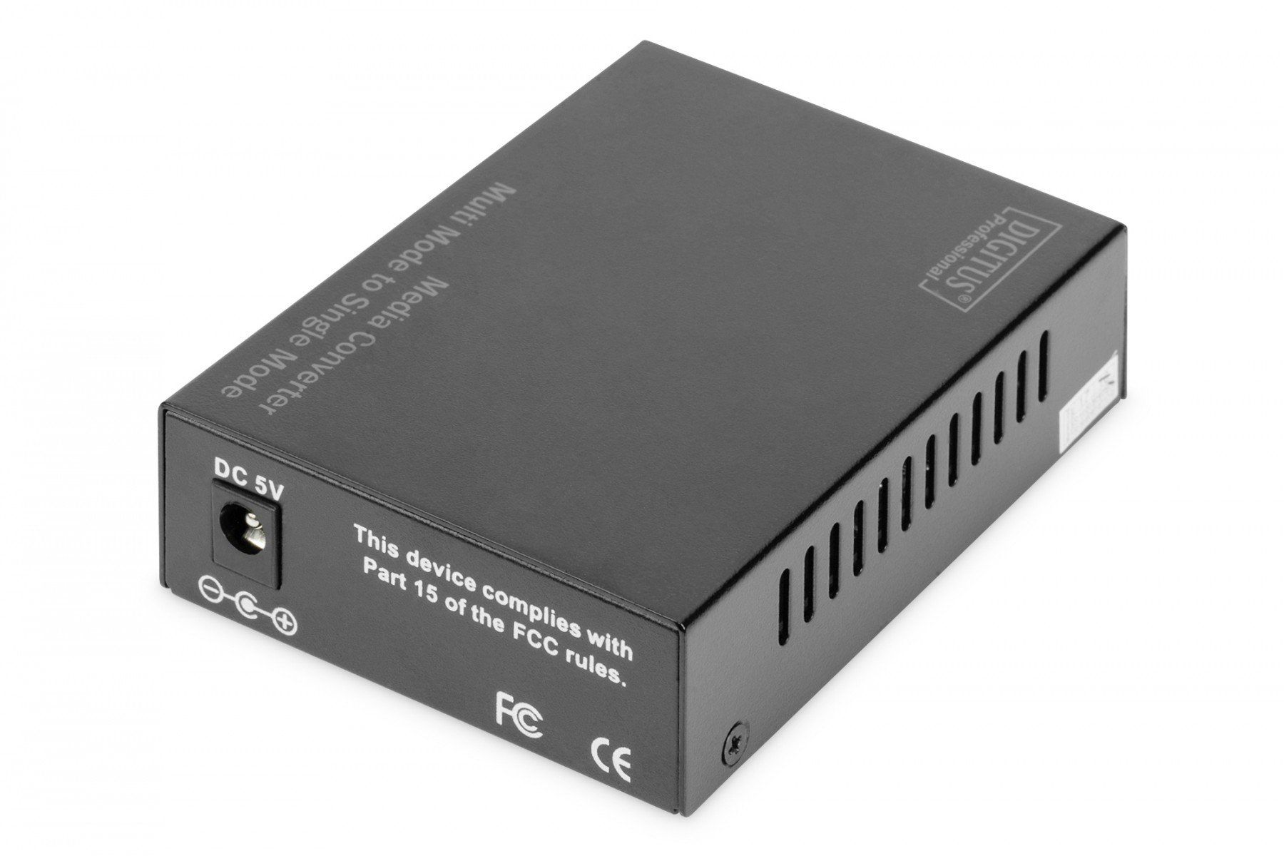 Digitus DN-82133 convertoare media pentru rețea 1000 Mbit/s 1550 nm Multimodală, Monomodală Negru