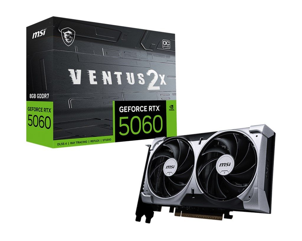 Placa video MSI GeForce RTX 5060 VENTUS 2X OC 8 GB GDDR7 128 bit