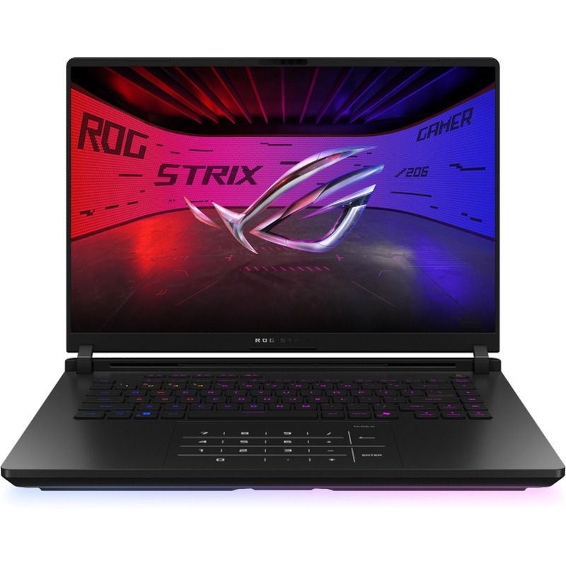 Laptop Asus ROG Strix SCAR 16 G6 G635LW-RW068, 16 inch 2560 x 1600, Intel Core Ultra 9 275HX (24 C / 24 T, 2.7 GHz - 5.4 GHz, 40 MB cache, 28 W), 32 GB DDR5, 2 TB SSD, Nvidia GeForce RTX 5080, Fara sistem de operare, Negru