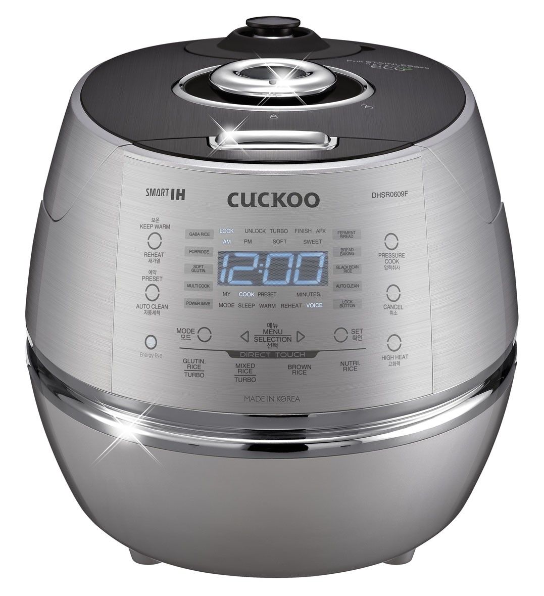 Cuckoo Rice Stove 1080ml with display silver CRP-DHSR0609F CRPDHSR0609F (CRP-DHSR0609F)