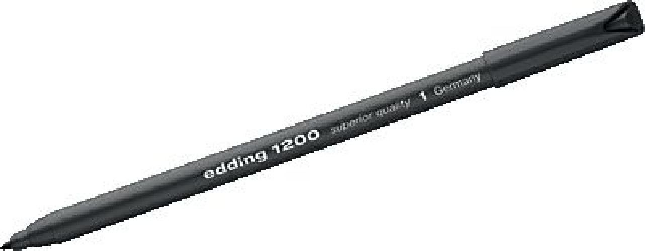 Edding Color Pen 1200 Black Schwarz (4-1200001) (41200001)