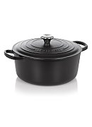 Le Creuset Signature Roaster round 20cm black Schwarz (21177200000430)