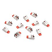 SmartKeeper NC13P1OR 12 x LAN Cable Locks 2 without Lock Key Basic Orange SLSART-0316 SLSART0316 (SLSART-0316)