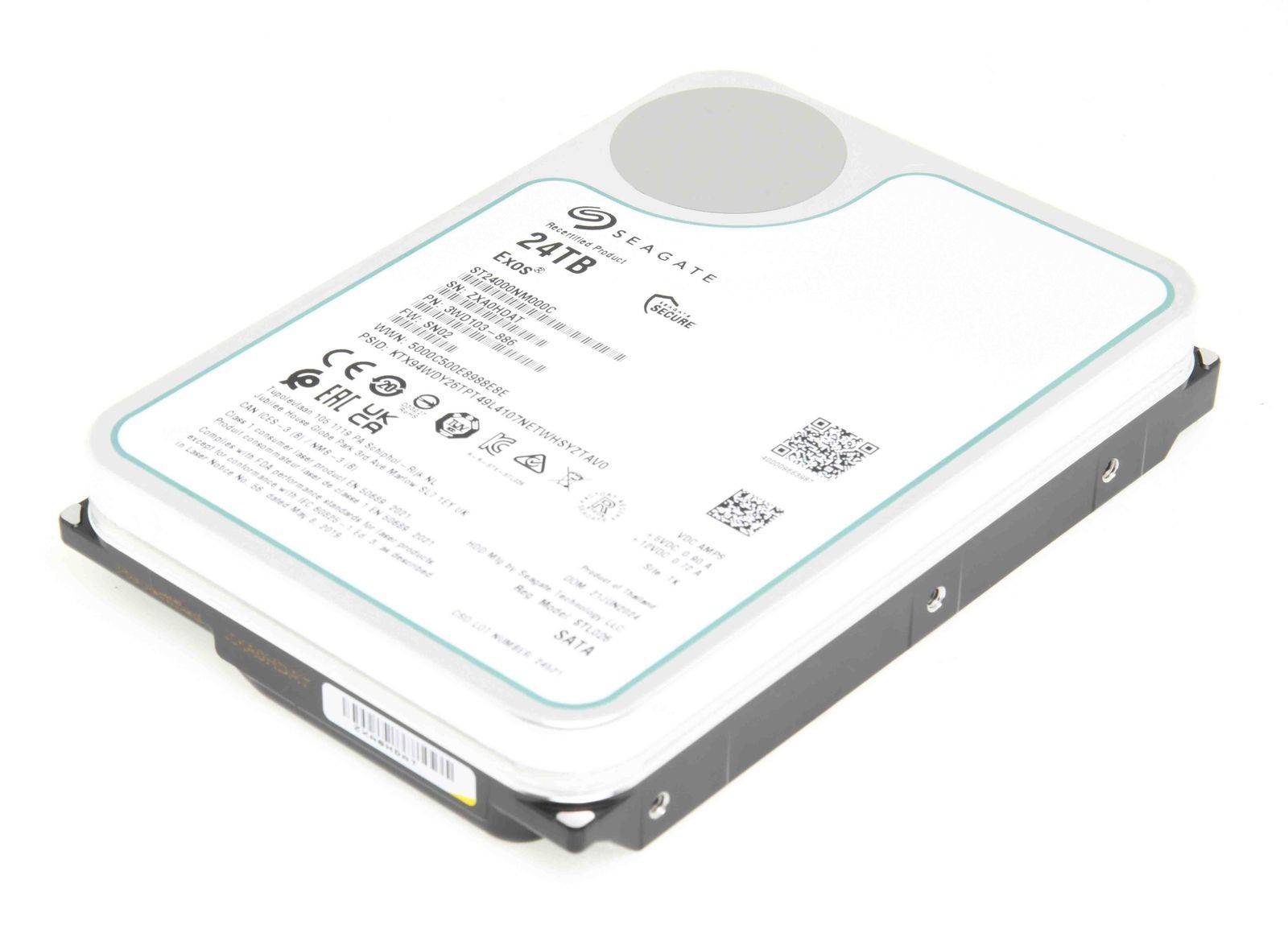 Seagate HD3.5  SATA3-Raid 24TB ST24000NM000C (Rec.) Recertified 12Month Warranty