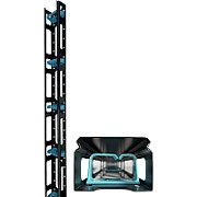 Set două organizatoare verticale de cabluri pentru Rack 42U, Eco Xcab
