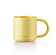 BUYDEEM Ceramic Mug 300 ml, model CD1018, color Mellow Yellow