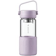 BUYDEEM Portable glass tea bottle 400 ml, model CD1008, color Petal Purple