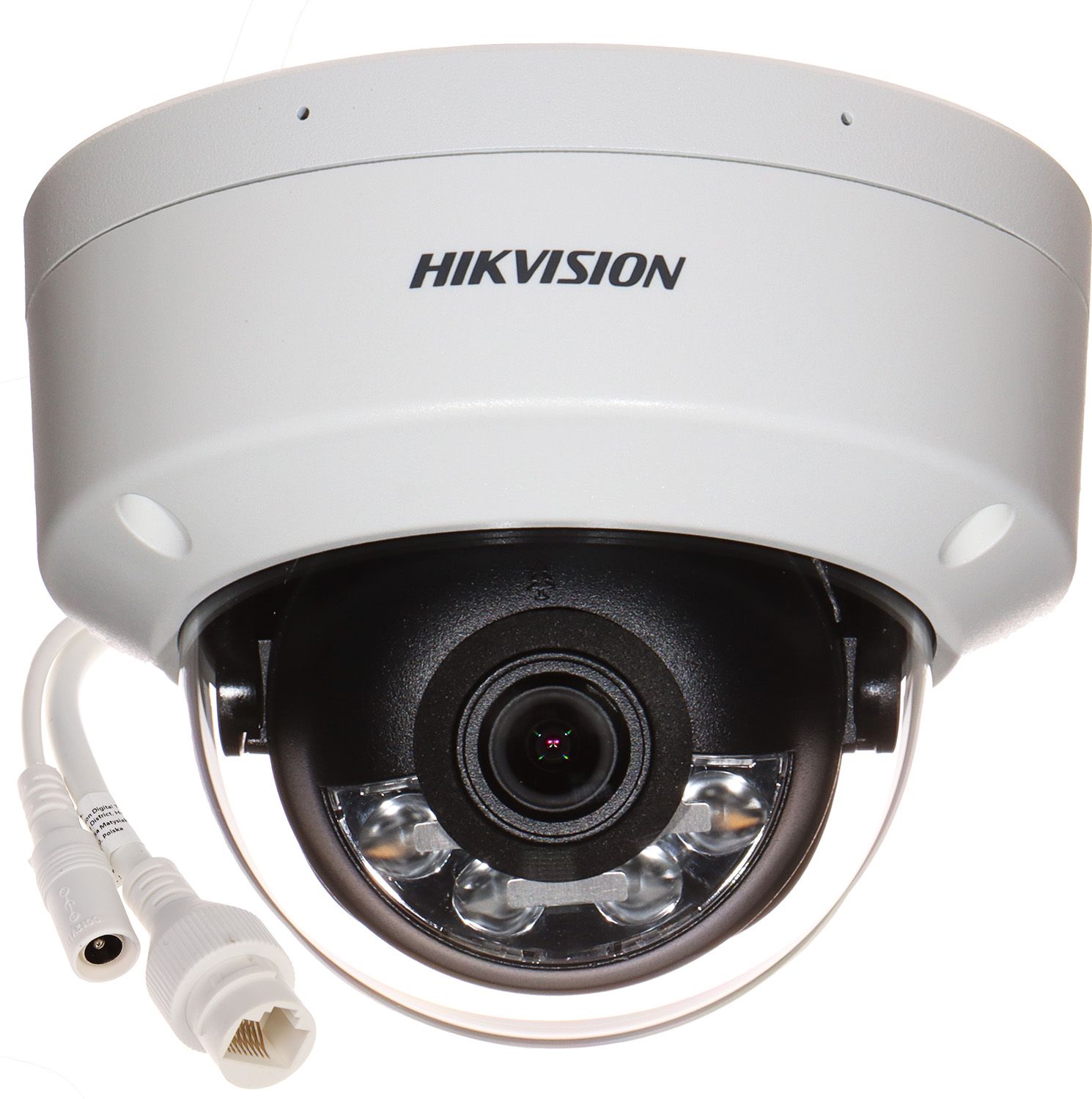 Hikvision DS-2CD1143G2-LIU 2.8mm PL 4 MP Cameră de rețea cu dome fix și iluminare hibridă inteligentă (doar interfață poloneză)