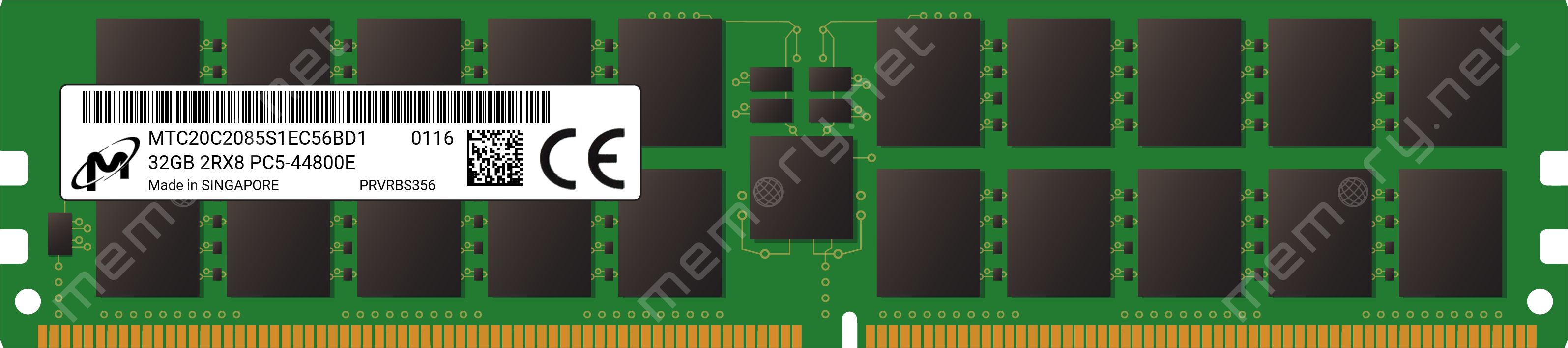 Micron RAM DDR5 32GB / PC5600 /ECC/UB/ Micron (2Rx8)