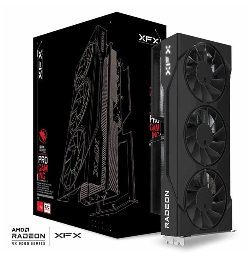 Placa video XFX Radeon RX 9060 XT Swift OC Triple Fan Gaming 16 GB GDDR6 128 bit