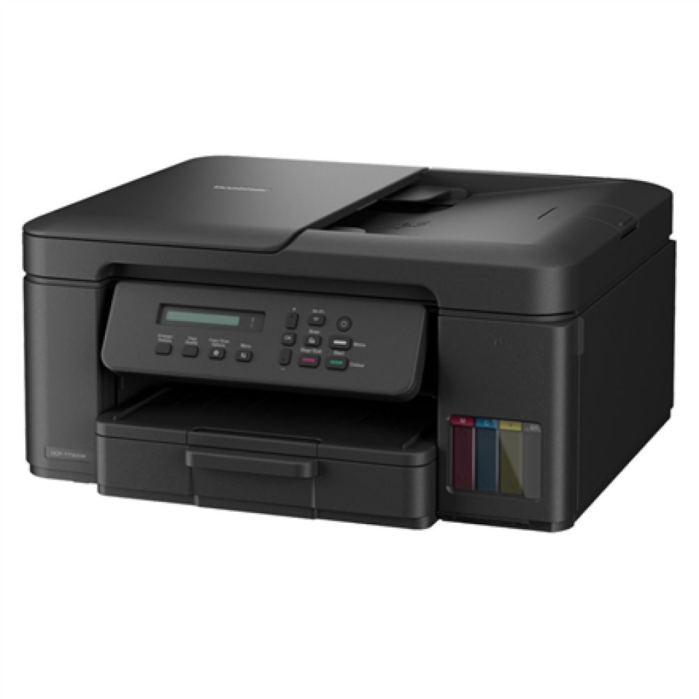Imprimanta multifunctionala inkjet color Brother DCP-T730W, A4, duplex, ADF, USB 2.0, Wi-Fi, 16 ppm negru, 9 ppm color