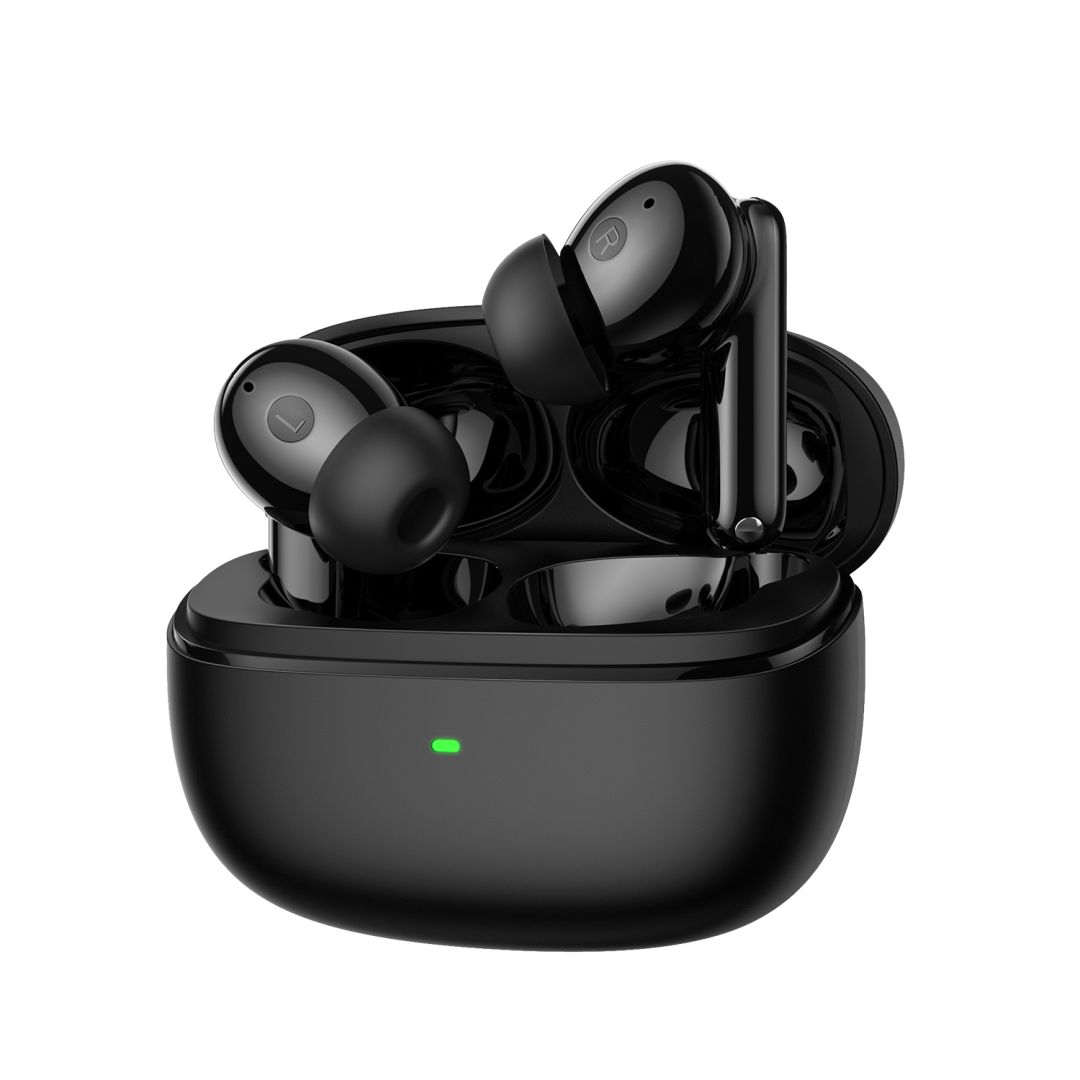 Casti Hator Hyperpunk Truepods Hybrid ANC, frecventa raspuns 10Hz-20kHz, impendanta 32Ω, conectivitate BT5.4+BR+EDR+BLE, noice cancelling Hybrid ANC, autonomie baterie pana la 5 ore, capacitate baterie casti 30mAh, carcasa incarcare 400mAh, negru