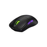 Mouse gaming wireless Hator Pulsar 3 ULTRA 8K+4K, polling rate pana la 8000Hz, senzor Optical PixArt PAW 3950, rezolutie maxima 30000 DPI, switch HATOR® Optical 100M, side switch Kailh 3M, durata de viata baterie in wireless mode pana la 180 de ore, negru