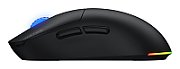 Mouse wireless Hator Quasar 3, conectivitate 2.4GHz, bluetooth si USB, polling rate pana la 1000Hz, rezolutie maxima 12000 DPI, capacitate baterie 600 mAh, durata de viata baterie in modul wireless pana la 100 ore, timp incarcare 2 ore, switch HATOR® Optical 100M, side switch Huano 3M, iluminare RGB