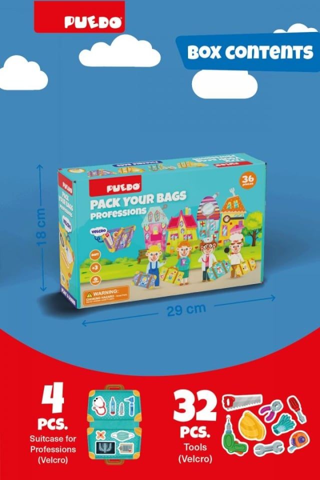 JOC DIN SPUMA EVA, FA-TI BAGAJUL-PROFESII, PUEDO