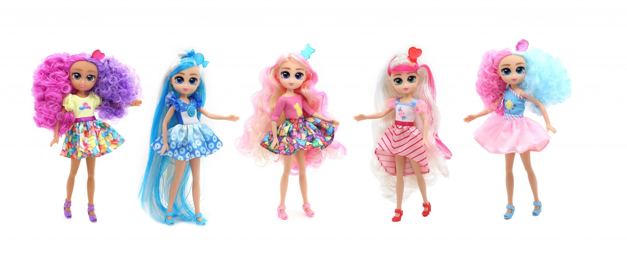 SET DE 5 PAPUSI, SWEETYZ, 23 CM