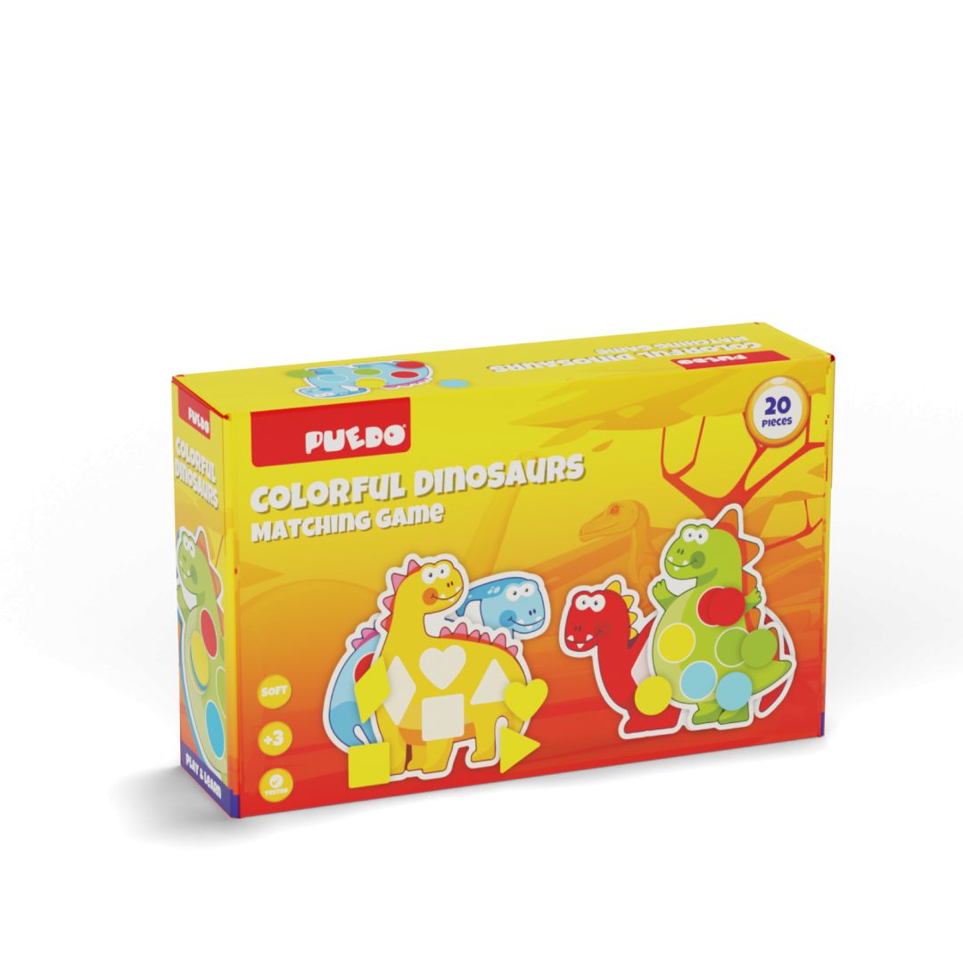 JOC DE POTRIVIRE DIN SPUMA EVA, DINOZAURI, PUEDO