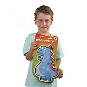 PUZZLE DIN SPUMA EVA, MAXI CU 10 PIESE, ALBASTRU, PUEDO