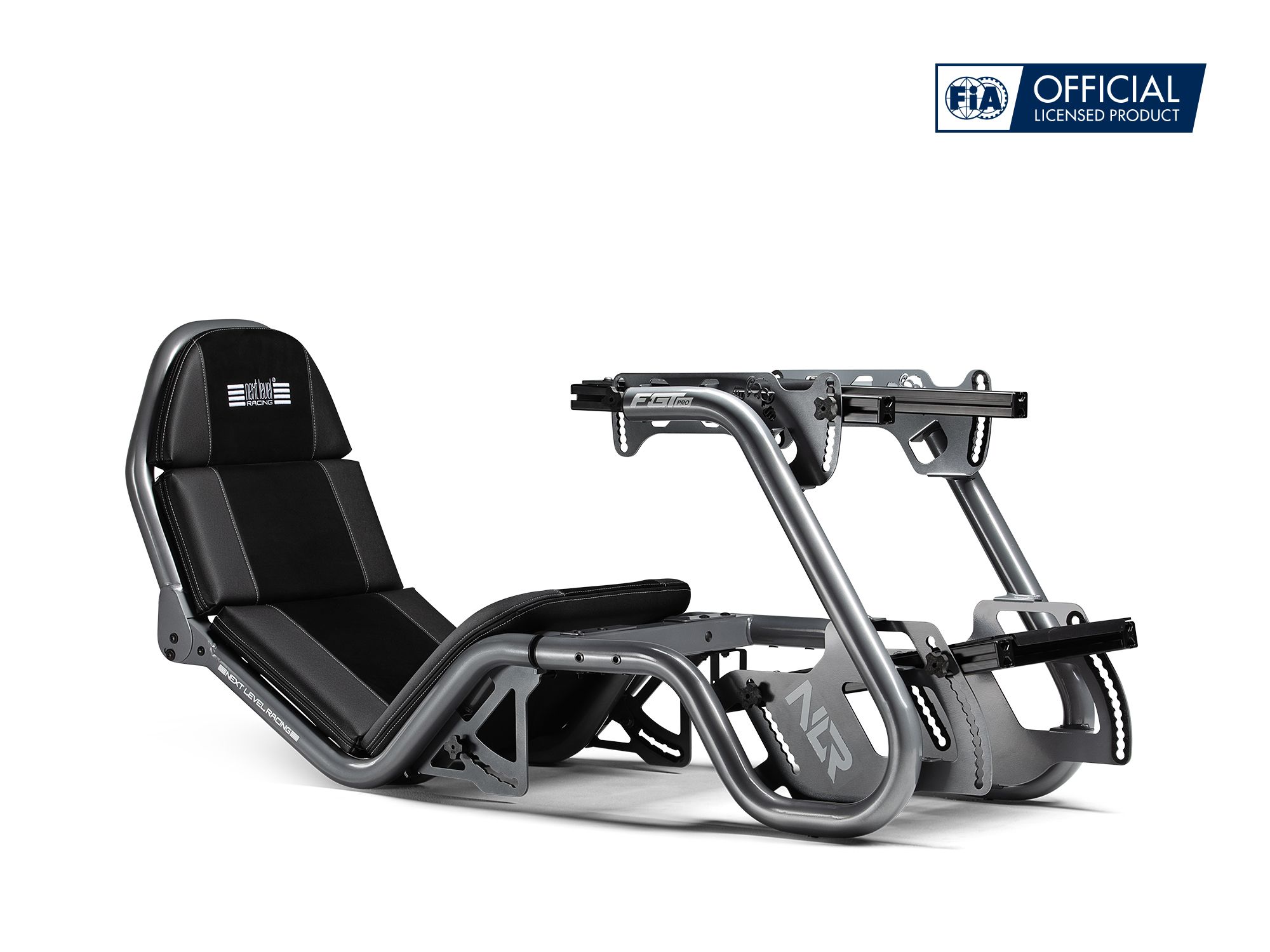Next Level F-GT Pro Formula and GT Racing Cockpit - Grey Edition