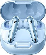 Casti TWS Anker  Soundcore Liberty 4 NC , tip butoni, utilizare multimedia, Bluetooth 5.3, 6 x mic, durata baterie pana la 50 ore, IPX5, ANC 2.0, albastru deschis,  A3947G61  (timbru verde 0.18 lei) - 0194644132330