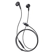 CASTI Baseus Encok CZ17, pt smartphone, control volum + microfon pe fir, conectare prin cablu USB Type-C, lungime cablu 1.1m, negru  A00170000113-Z1  (timbru verde 0.18 lei) - 6932172655891