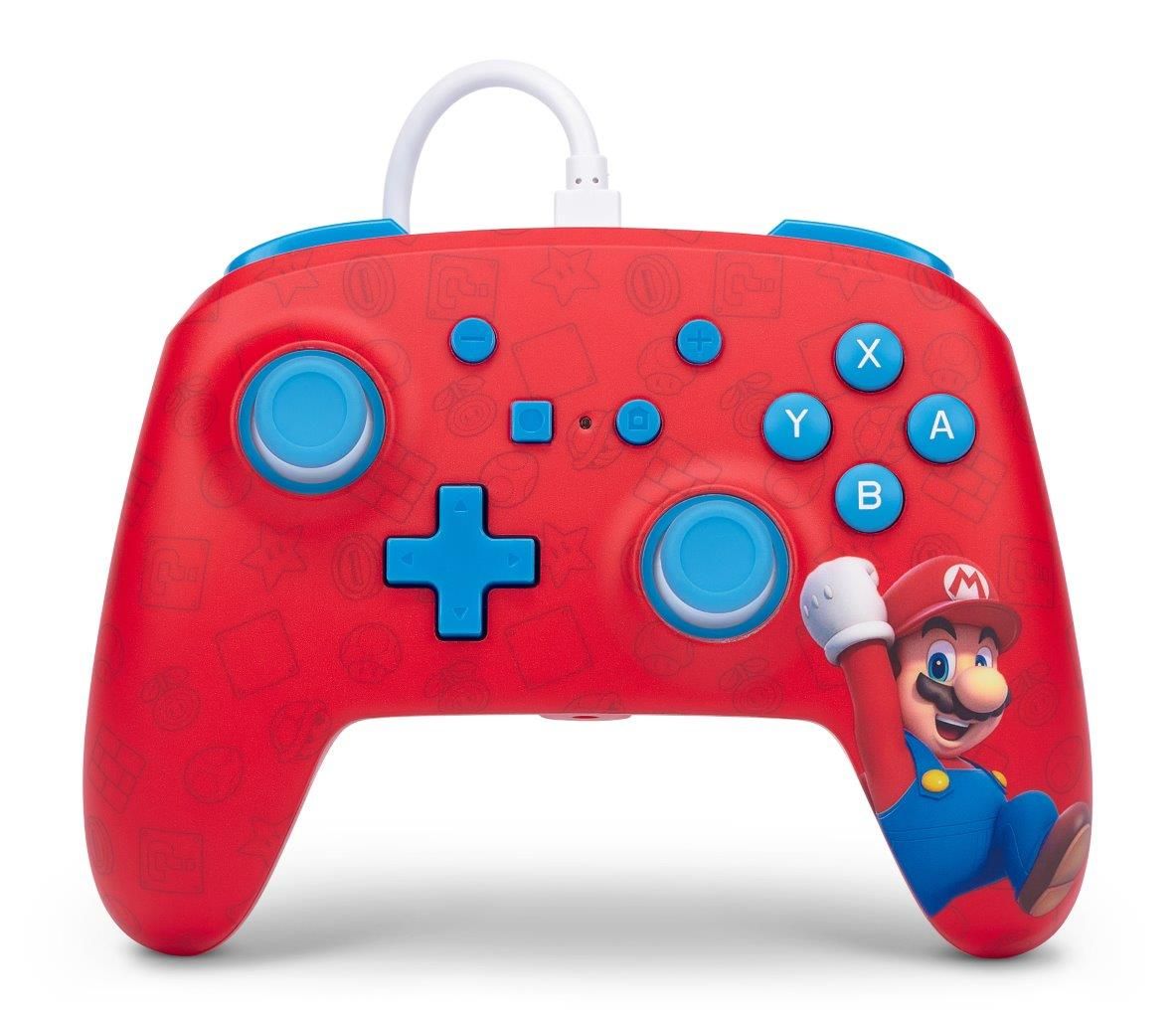 CONTROLLER PowerA, cu fir, pentru Nintendo, Woo-Hoo Mario,  NSGP0001-01  (timbru verde 1 leu)