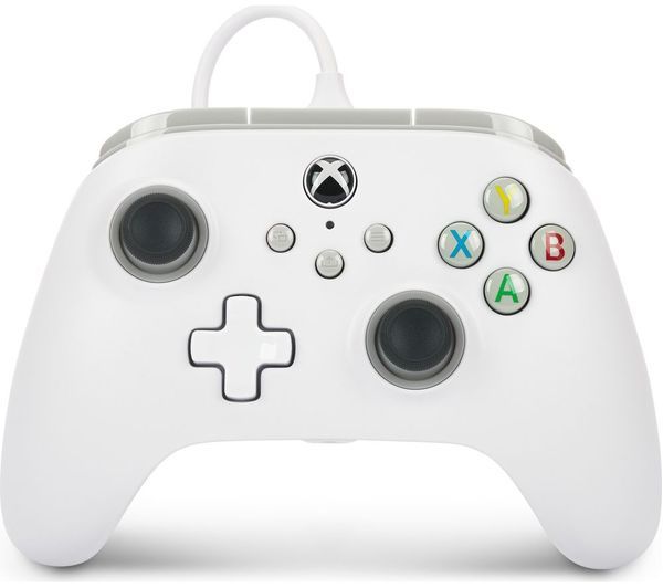 CONTROLLER PowerA, cu fir, pentru XBOX series X/ S, alb,  1519365-02  (timbru verde 1 leu)