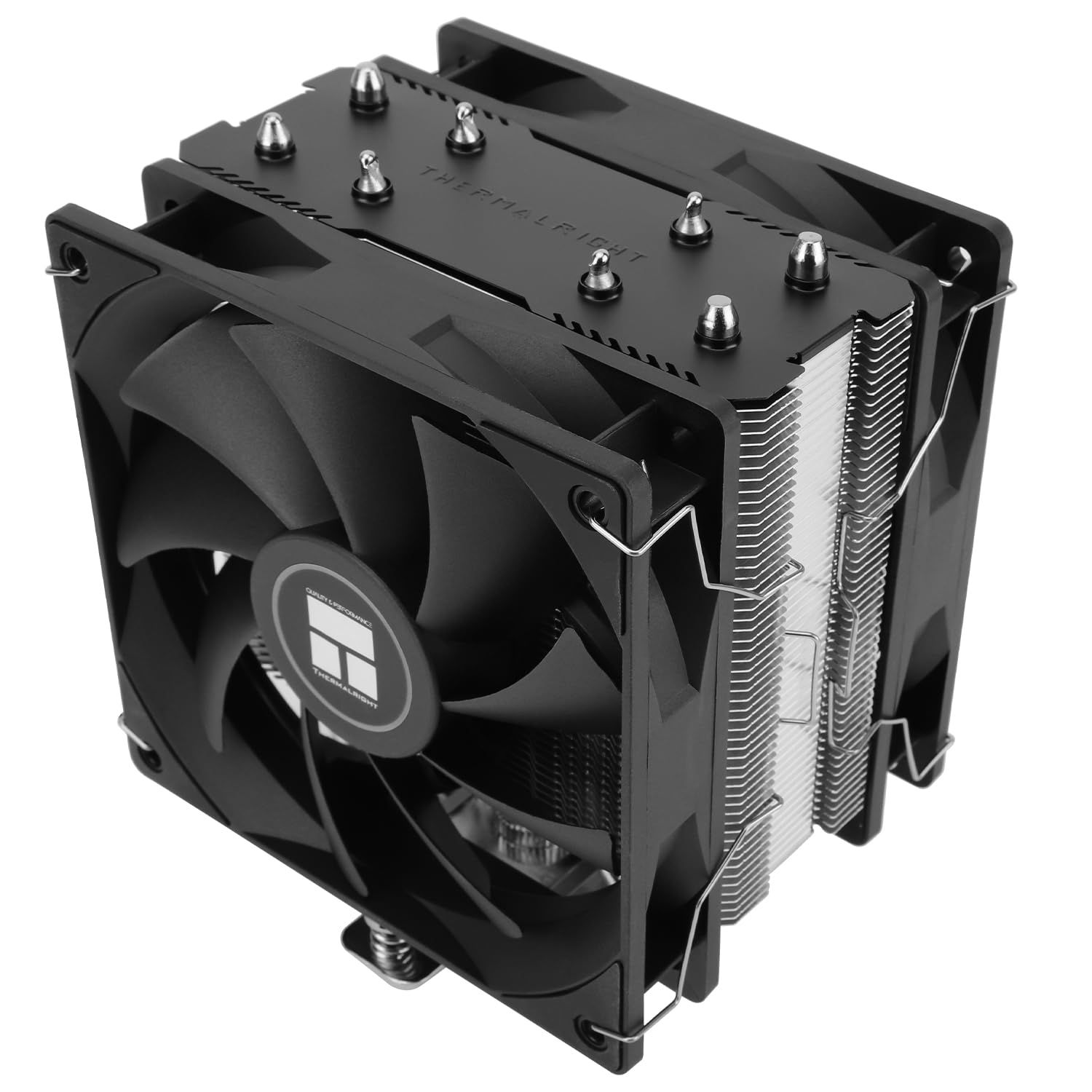 COOLER Thermalright  Assassin X 120 V2  skt. Intel si AMD, racire cu aer, vent. 120mm, 1500 rpm, 4 heatpipes, inaltime 154mm, fara LED, Assassin X 120 V2   (timbru verde 0.8 lei)