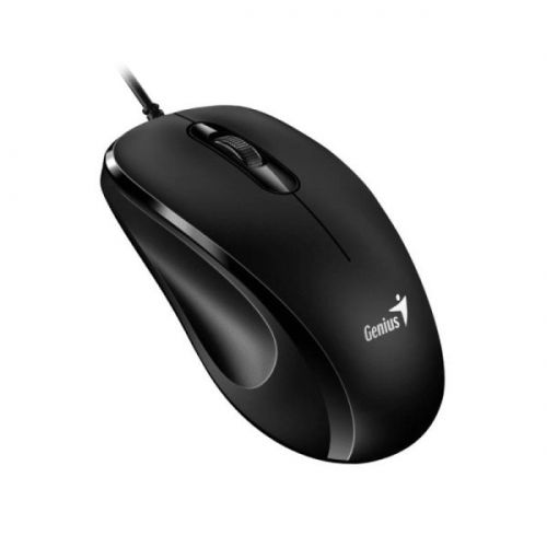 MOUSE Genius  DX-125S, PC sau NB, cu fir, USB, optic, Silent Click, negru,  31010027401  (timbru verde 0.18 lei)