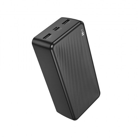POWER BANK Borofone  BJ55B , 30000mAh, 10W, 2 x USB 1 x USB Type-C, 1 x Micro USB, total 5V/2A, negru,  6941991116421  (timbru verde 0.98 lei)