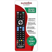 TELECOMANDA UNIVERSALA Superior, compatibila televizoare SONY, bateriile (2 x AAA) nu sunt incluse, negru  SUPTRB009  (timbru verde 0.08 lei)