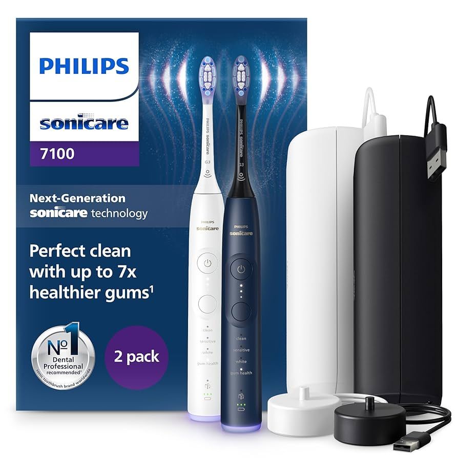 Philips HX7429 Sonicare 7100 Duo-Pack black/white