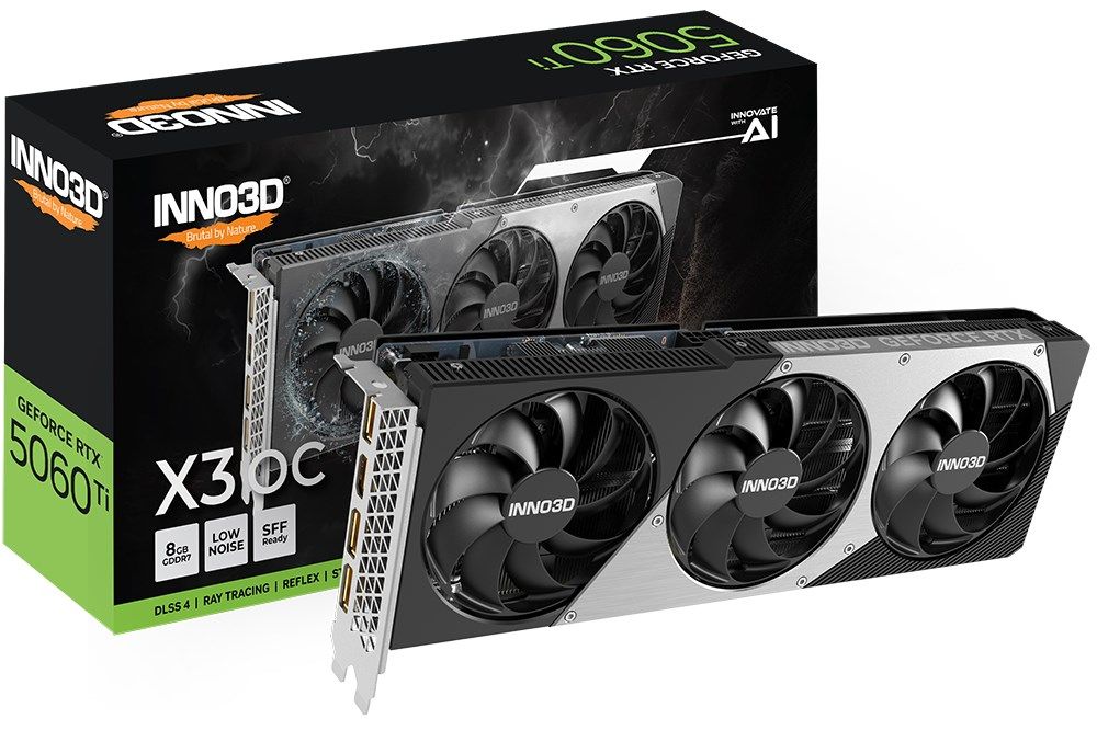 Placa video Inno3D GeForce RTX 5060 Ti X3 OC 8 GB GDDR7 128 bit