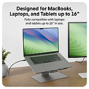 HYPERSPACE FLEX LAPTOP STAND/GREY