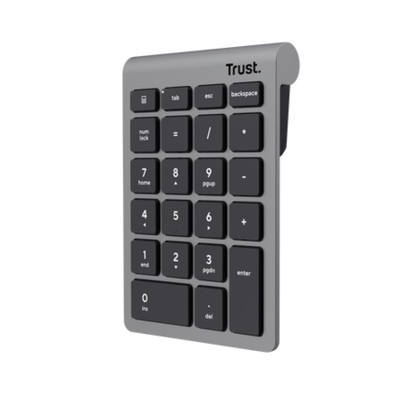 Tastatura Trust numerica wireless Xalax , numar taste 22,  gri