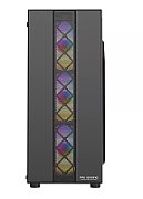 Carcasa PRO GAMING JAX, Mid Tower, Tempered Glass, Ventilatoare suportate: 6, Ventilatoare incluse: 3x ARGB, ATX, dimensiuni (W x H x D mm) 320x180x410