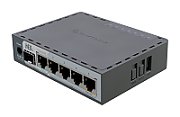 Mikrotik hEX S (versiunea 2025) cu RouterOS L4, carcasă de birou