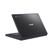 Laptop Asus ChromeBook CR12 Flip CR1204FTA-R90080, 12.2 inch 1920 x 1200 Touchscreen, Intel N250 (4 C / 4 T, 3.8 GHz, 6 MB cache), 8 GB LPDDR5, 64 GB SSD, Intel Graphics, Chrome OS, Negru