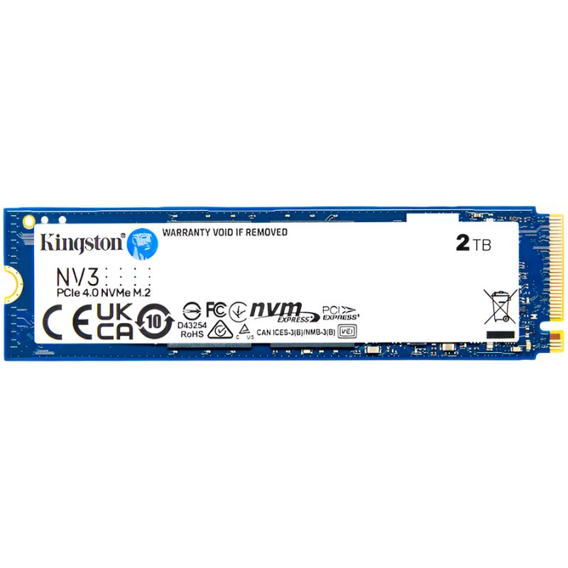 Kingston Kingston 2TB NV3 SSD M.2 2230 PCIe 4.0 NVMe, Read: 6,000/ Write: 5,000MB/s