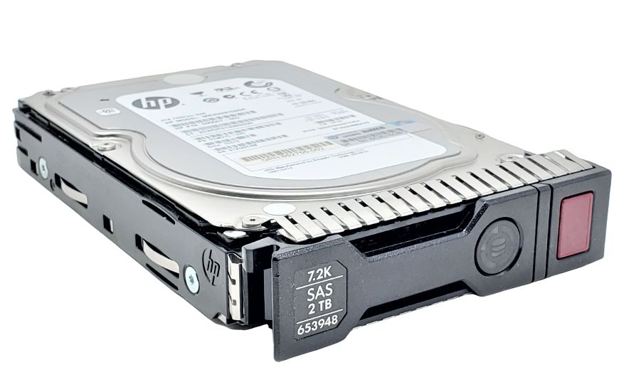 Hewlett Packard Enterprise 2TB 6G SAS 7.2K rpm LFF (3.5-inch) Dual Port Midline 1yr Warranty Hard Drive 3.5  2000 Giga Bites