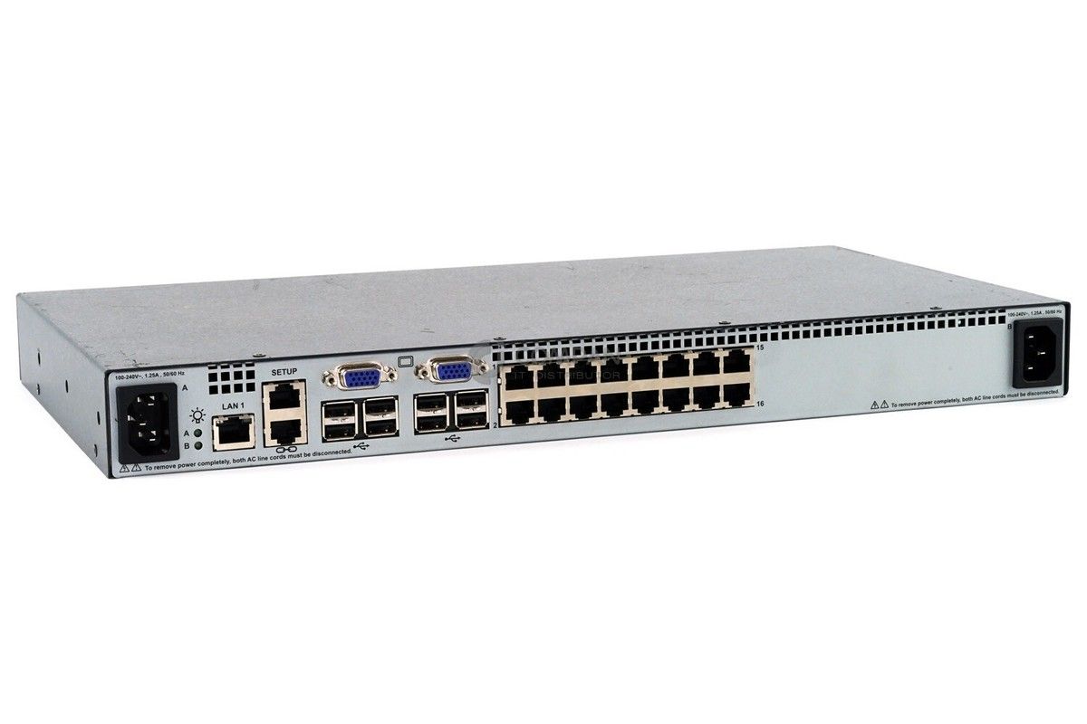 Hewlett Packard Enterprise AF618A switch-uri pentru tastatură, mouse și monitor (KVM) Negru