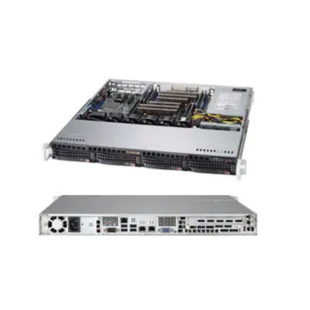 Supermicro CSE-813MFTQC-505CB carcase PC Cabinet metalic Negru 500 W