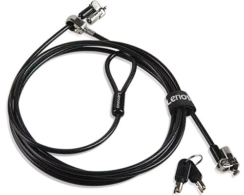 Lenovo 4XE0N80915 cabluri cu sistem de blocare Negru