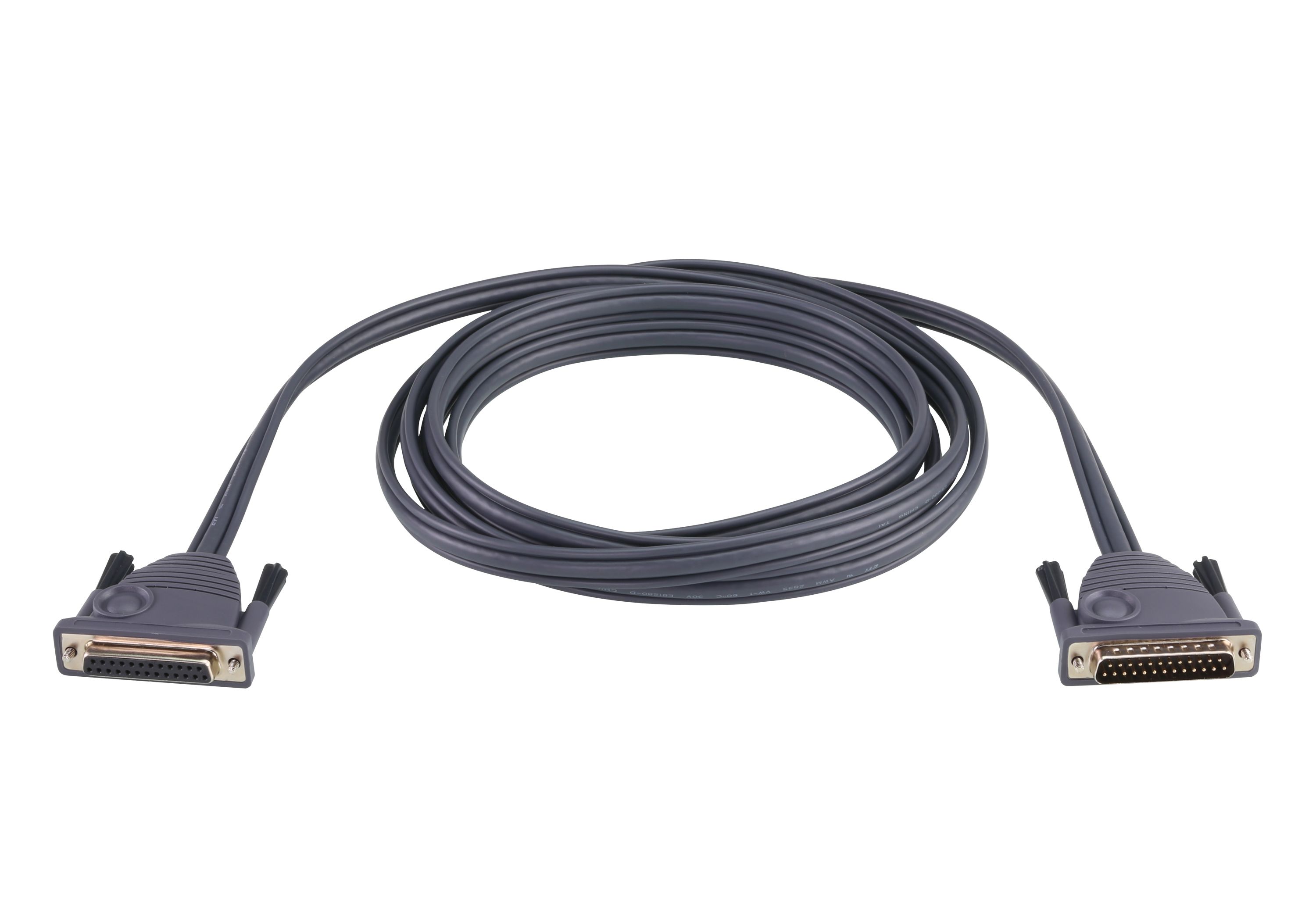 ATEN 0.6m DB25 cabluri seriale Negru 0,6 m