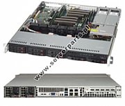 Supermicro CSE-113MFAC2-R606CB carcase PC Cabinet metalic Negru 600 W