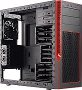 Supermicro SuperChassis GS50-000R Midi Tower Negru, Roşu