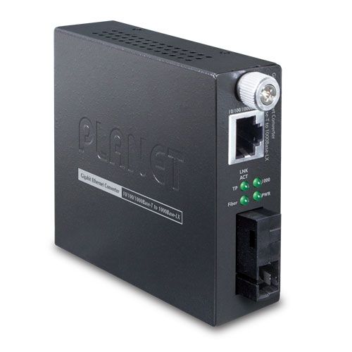 PLANET GST-806B15 convertoare media pentru rețea 2000 Mbit/s 1550 nm Negru