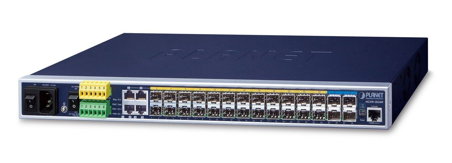 Planet PLANET MGSW-28240F switch-uri Gestionate L3 Gigabit Ethernet (10/100/1000) 1U Albastru